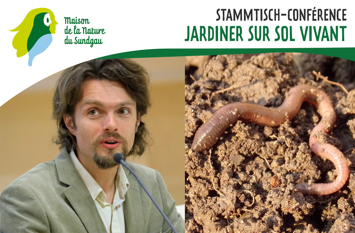 Stammtisch-conférence : Jardiner sur sol vivant, quand les vers de terre remplacent la bêche !