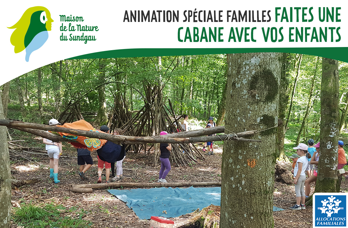Animation spéciale famille : Faites une cabane avec vos enfants